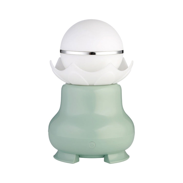 HC3383MG_1 4W USB Charging Night Luminescent Pearl Ultrasonic Aromatherapy Humidifier with LED Colorful Light for Home / Office, Water Tank Capacity: 95ml, DC 5V(Mint Green) - Image 2