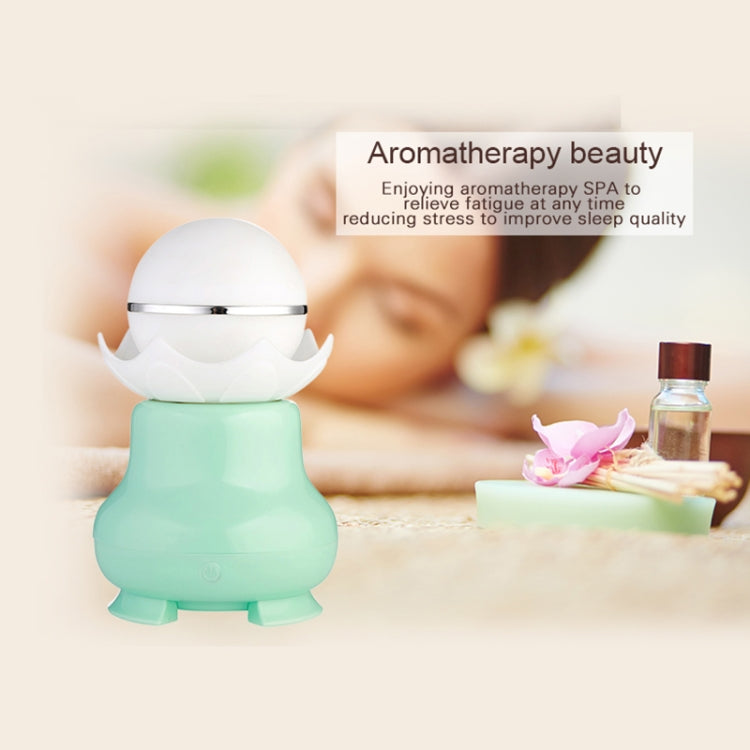 HC3383W_2 4W USB Charging Night Luminescent Pearl Ultrasonic Aromatherapy Humidifier with LED Colorful Light for Home / Office, Water Tank Capacity: 95ml, DC 5V - Image 3