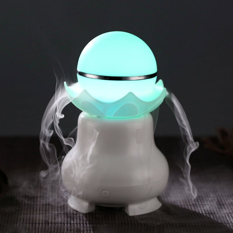 HC3383W_7 4W USB Charging Night Luminescent Pearl Ultrasonic Aromatherapy Humidifier with LED Colorful Light for Home / Office, Water Tank Capacity: 95ml, DC 5V - Image 8