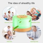 T700 Remote Control Wood Pattern Air Humidifier Automatic Alcohol Sprayer Essential Oil Diffuser Ultrasonic Mist Maker Ultrasonic Aroma Diffuser Atomizer Color LED, Capacity: 700ml, DC 24V, US Plug - Image 6