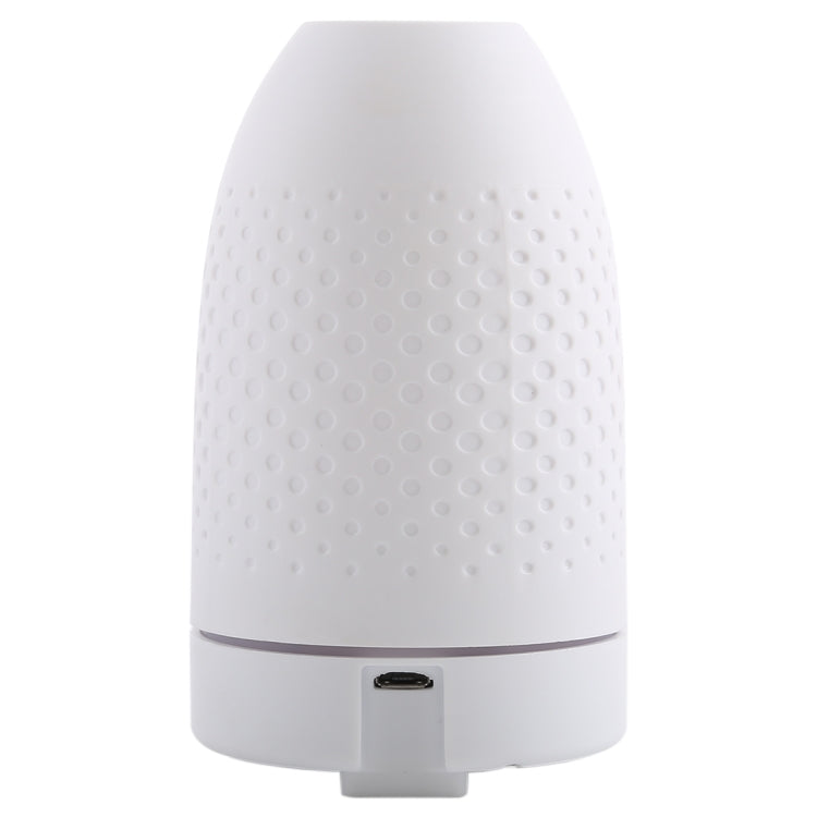 HC4071W_2 5W Honeycomb Texture Mini Humidifier with Colorful Light, Capacity: 50ml, DC 5V(White) - Image 3