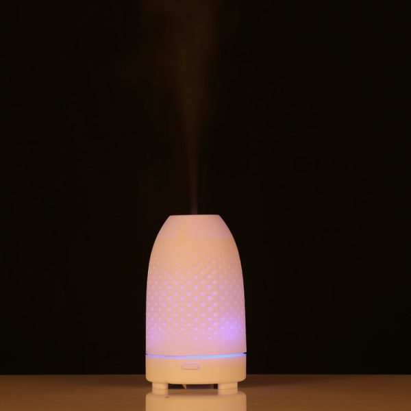 5W Honeycomb Texture Mini Humidifier with Colorful Light, Capacity: 50ml, DC 5V(White) - Image 8