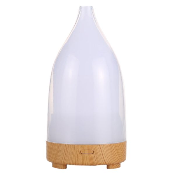 5W Bulb Shape Mini Humidifier with Colorful Light, Capacity: 50ml, DC 5V(White) - Image 1