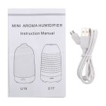 5W Bulb Shape Mini Humidifier with Colorful Light, Capacity: 50ml, DC 5V(White) - Image 6