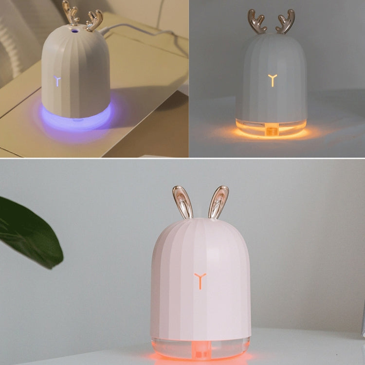 HC5447_5 3life-318 2W Cute Rabbit USB Mini Humidifier Diffuser Aroma Mist Nebulizer with LED Night Light for Office, Home Bedroom, Capacity: 220ml, DC 5V - Image 6
