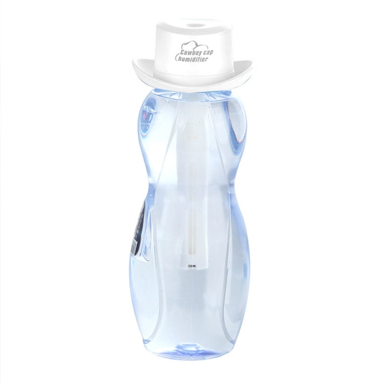 HC5967W_1 DC 5V USB Cowboy Cap Mini Humidifier Aromatherapy Air Purifier Humidifier for Office / Home Room / Car / Travel(White) - Image 2