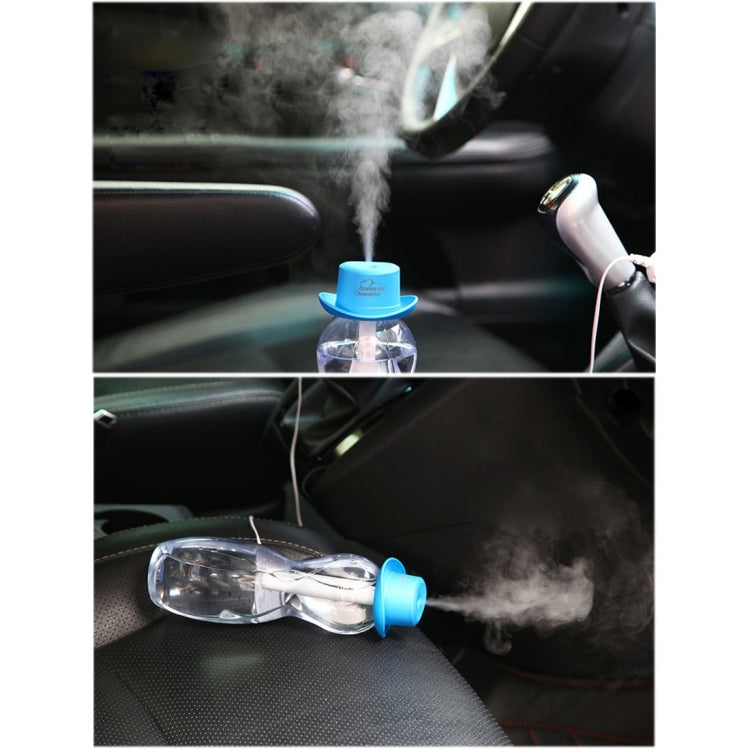 HC5967W_7 DC 5V USB Cowboy Cap Mini Humidifier Aromatherapy Air Purifier Humidifier for Office / Home Room / Car / Travel(White) - Image 8