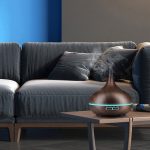W350 14W 300ML Wood Grain Aromatherapy Air Purifier Humidifier with LED Light for Office / Home Room(Coffee) - Image 9