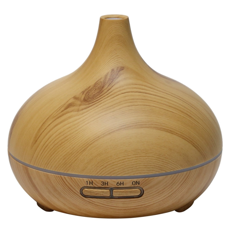 HC6735Z_1 W350 14W 300ML Wood Grain Aromatherapy Air Purifier Humidifier with LED Light for Office / Home Room(Brown) - Image 2