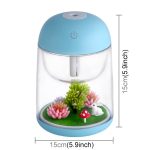 Imycoo WT602 2W Portable Mini Micro Landscape Design USB Charge Aromatherapy Air Humidifier with LED Colorful Light, Water Tank Capacity: 180ml, DC 5V(Blue) - Image 2
