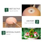 Imycoo WT602 2W Portable Mini Micro Landscape Design USB Charge Aromatherapy Air Humidifier with LED Colorful Light, Water Tank Capacity: 180ml, DC 5V(Blue) - Image 3