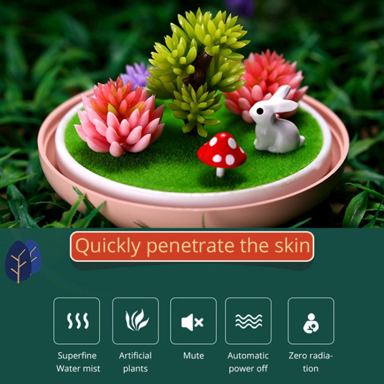 HC6739L_6 Imycoo WT602 2W Portable Mini Micro Landscape Design USB Charge Aromatherapy Air Humidifier with LED Colorful Light, Water Tank Capacity: 180ml, DC 5V(Blue) - Image 7