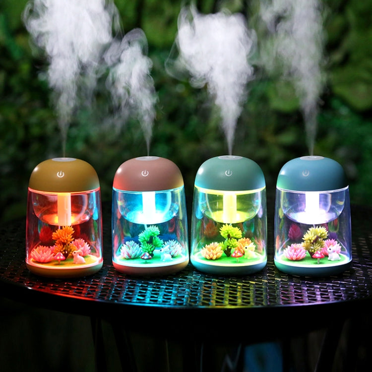 HC6739_B1 Imycoo WT602 2W Portable Mini Micro Landscape Design USB Charge Aromatherapy Air Humidifier with LED Colorful Light, Water Tank Capacity: 180ml, DC 5V(Blue) - Image 10