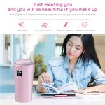 Small-3 2W Humidifier Moisture Meter Moisturizing Instrument with LED Night Light, Water Tank Capacity: 260ml(Pink) - Image 8