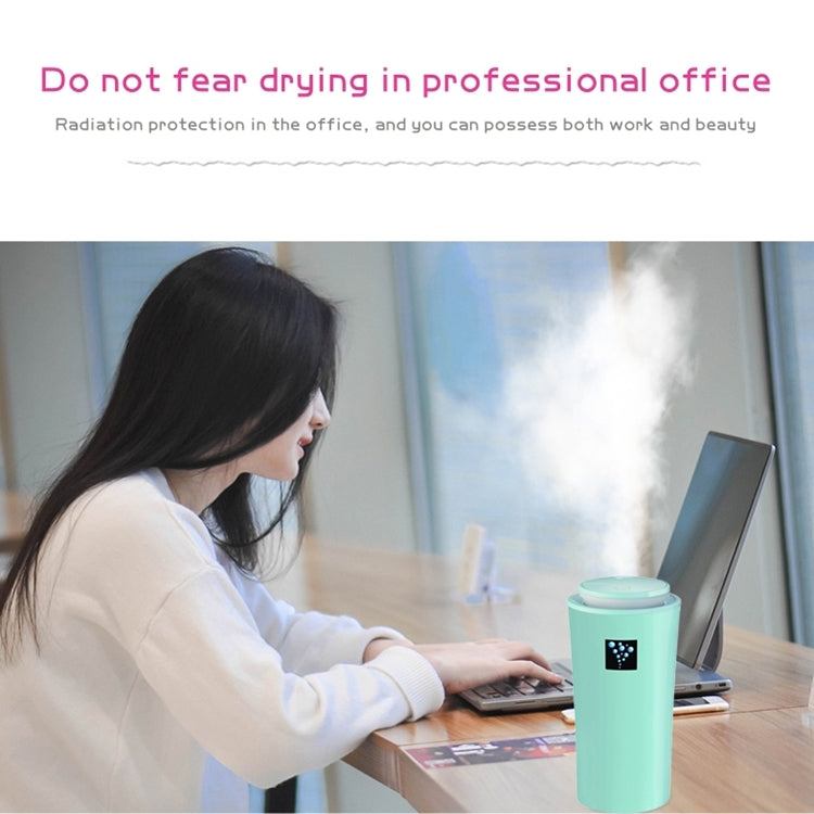 HC7560L_10 Small-3 2W Humidifier Moisture Meter Moisturizing Instrument with LED Night Light, Water Tank Capacity: 260ml(Blue) - Image 11