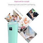 Small-3 2W Humidifier Moisture Meter Moisturizing Instrument with LED Night Light, Water Tank Capacity: 260ml(Blue) - Image 12