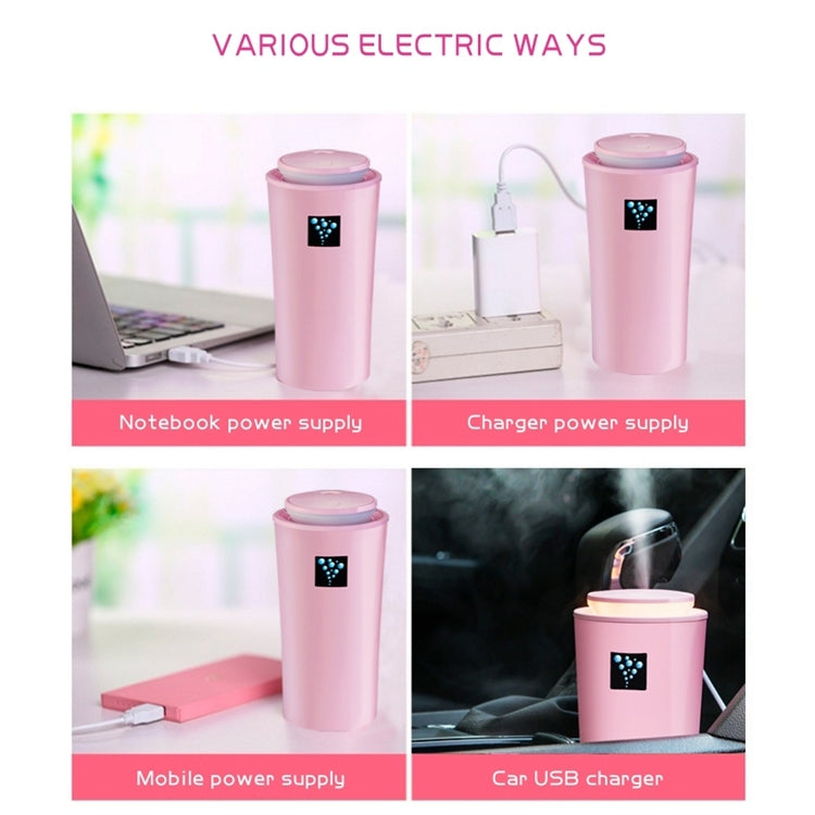 HC7560L_12 Small-3 2W Humidifier Moisture Meter Moisturizing Instrument with LED Night Light, Water Tank Capacity: 260ml(Blue) - Image 13
