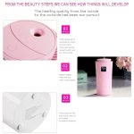 Small-3 2W Humidifier Moisture Meter Moisturizing Instrument with LED Night Light, Water Tank Capacity: 260ml(Blue) - Image 4
