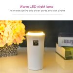 Small-3 2W Humidifier Moisture Meter Moisturizing Instrument with LED Night Light, Water Tank Capacity: 260ml(Blue) - Image 5