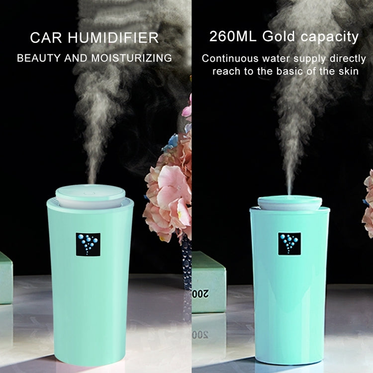 HC7560L_6 Small-3 2W Humidifier Moisture Meter Moisturizing Instrument with LED Night Light, Water Tank Capacity: 260ml(Blue) - Image 7
