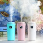 Small-3 2W Humidifier Moisture Meter Moisturizing Instrument with LED Night Light, Water Tank Capacity: 260ml(Blue) - Image 14