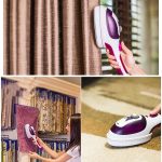 Multifunction Household Handheld Steamer Travel Portable Hand - Held Steam Hanging Hot Machine Ceramic Bottom with Flannelette Brush & Hair Brush & Measuring Cup,US Plug(Purple) - Image 9