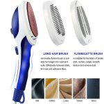 Multifunction Household Handheld Steamer Travel Portable Hand - Held Steam Hanging Hot Machine Ceramic Bottom with Flannelette Brush & Hair Brush & Measuring Cup,EU Plug(Blue) - Image 6