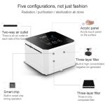 Nobico J008 Air Purifier Home Desktop Negative Ion Mini Purifier(Brown) - Image 3