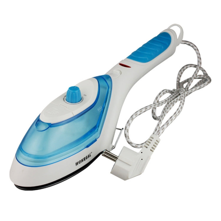 HC9513L_3 YB-888 900W 2 in 1 Multifunction Household Small Handheld Ironer Travel Portable Handheld Steam Hanging Hot Machine with Steam Brush & Measuring Cup, EU Plug(Blue) - Image 4