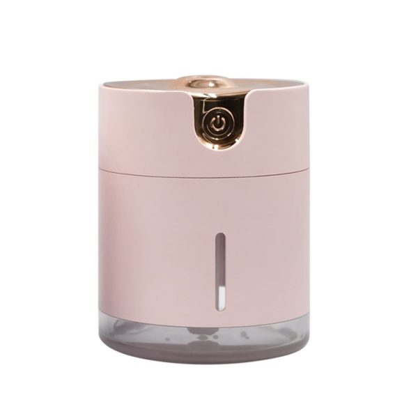 WT-H16 USB Charging Water Pattern Atomizing Humidifier with Colorful Night Lights, Water Tank Capacity: 300mL (Pink) - Image 2