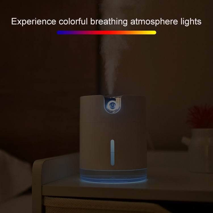 HC9541F_11 WT-H16 USB Charging Water Pattern Atomizing Humidifier with Colorful Night Lights, Water Tank Capacity: 300mL (Pink) - Image 12