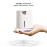 WT-H16 USB Charging Water Pattern Atomizing Humidifier with Colorful Night Lights, Water Tank Capacity: 300mL (Pink) - Image 4