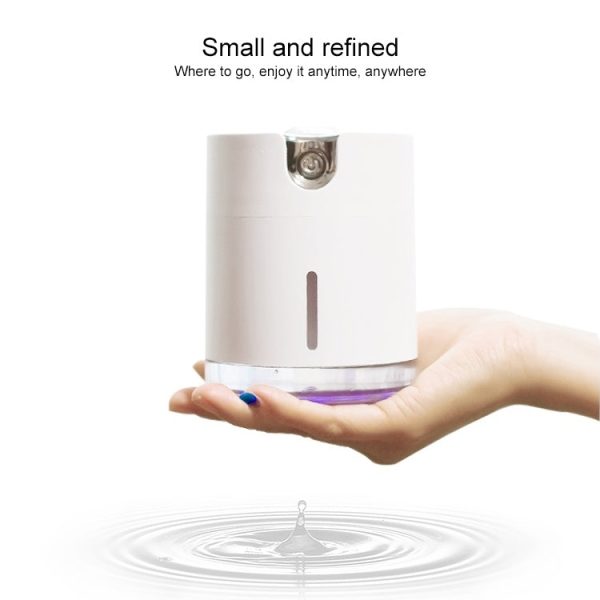 WT-H16 USB Charging Water Pattern Atomizing Humidifier with Colorful Night Lights, Water Tank Capacity: 300mL (Pink) - Image 4