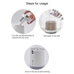 WT-H16 USB Charging Water Pattern Atomizing Humidifier with Colorful Night Lights, Water Tank Capacity: 300mL (Pink) - Image 5