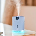 WT-H16 USB Charging Water Pattern Atomizing Humidifier with Colorful Night Lights, Water Tank Capacity: 300mL (Blue)