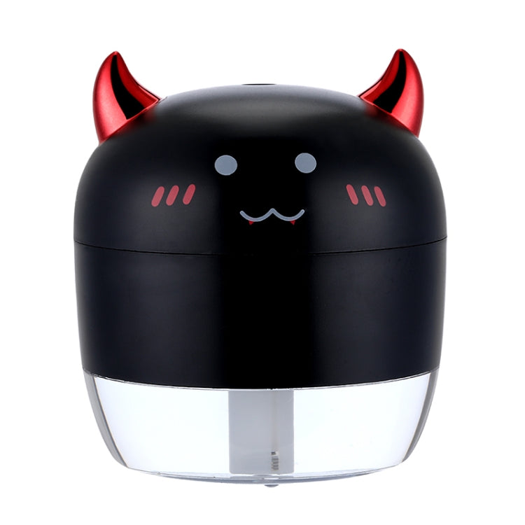 HC9543B_1 WT-H21 Devil Atomizing Humidifier with Colorful Night Lights, Water Tank Capacity: 200mL(Black) - Image 2