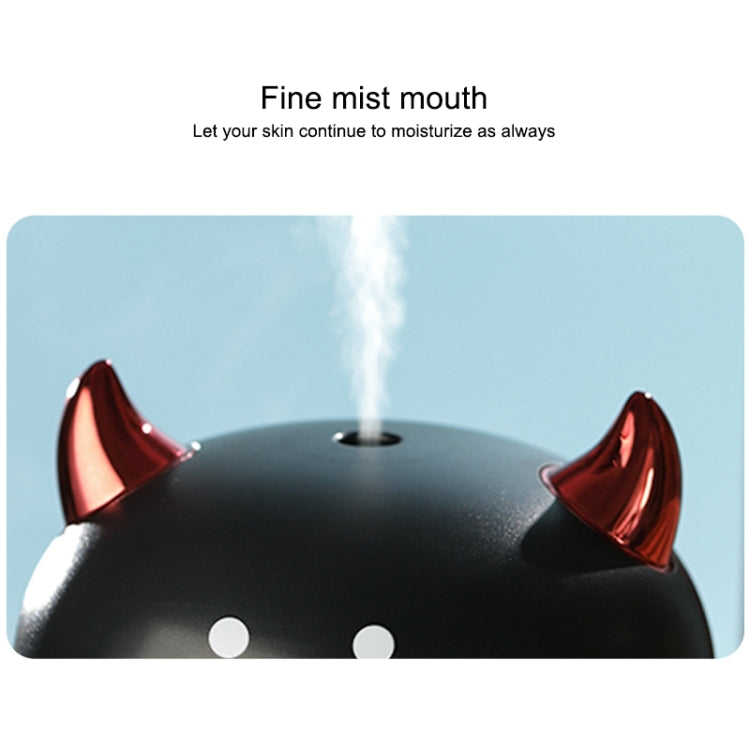 HC9543B_4 WT-H21 Devil Atomizing Humidifier with Colorful Night Lights, Water Tank Capacity: 200mL(Black) - Image 5