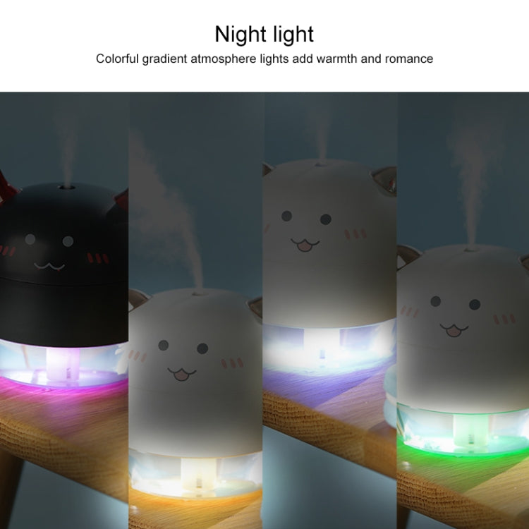HC9543W_5 WT-H21 Angel Atomizing Humidifier with Colorful Night Lights, Water Tank Capacity: 200mL(White) - Image 6