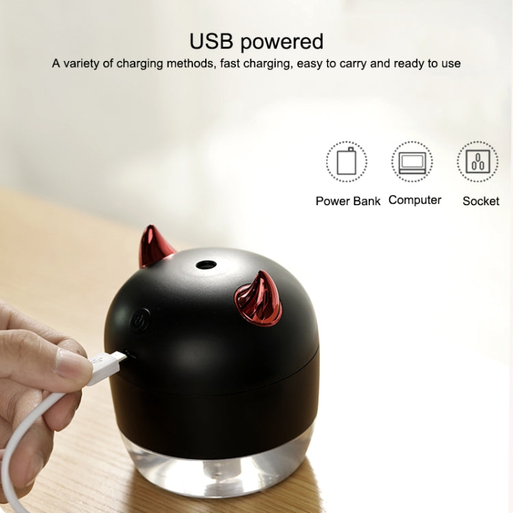 HC9543W_7 WT-H21 Angel Atomizing Humidifier with Colorful Night Lights, Water Tank Capacity: 200mL(White) - Image 8