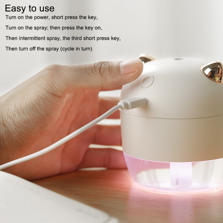 HC9543W_8 WT-H21 Angel Atomizing Humidifier with Colorful Night Lights, Water Tank Capacity: 200mL(White) - Image 9