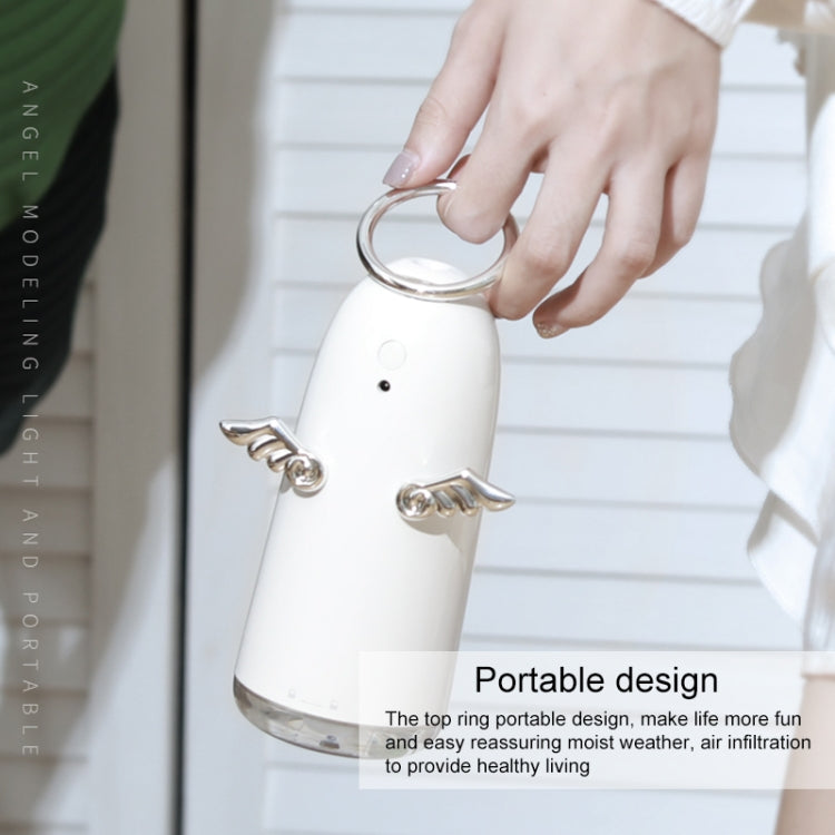 HC9544S_12 TSHM0 Mini Angel Atomizing Humidifier with Colorful Night Lights, Water Tank Capacity: 230mL (Silver) - Image 13