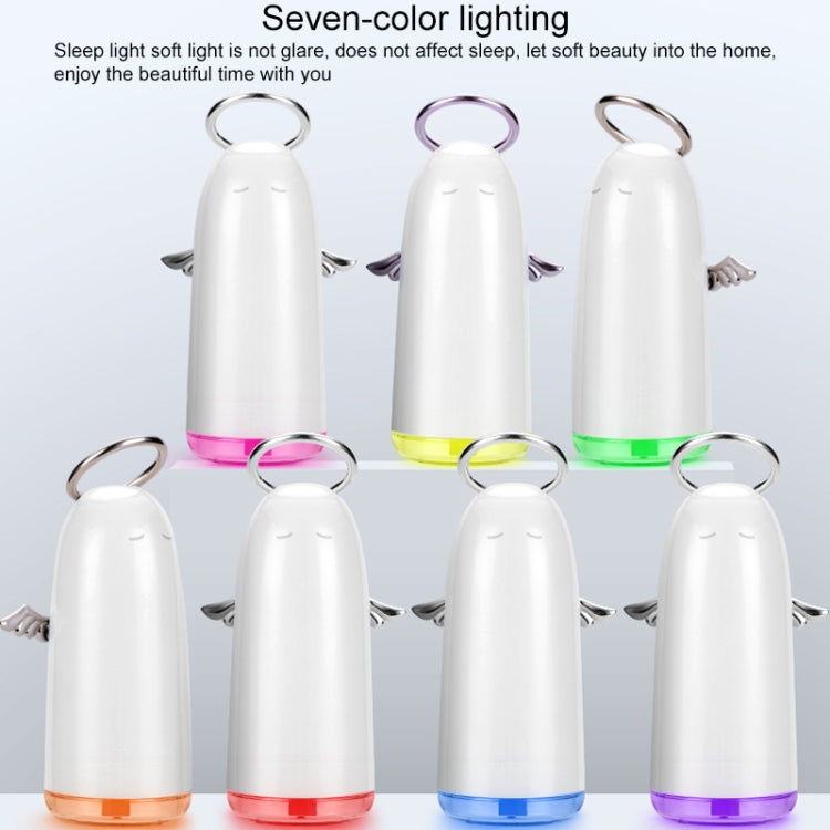 HC9544S_7 TSHM0 Mini Angel Atomizing Humidifier with Colorful Night Lights, Water Tank Capacity: 230mL (Silver) - Image 8