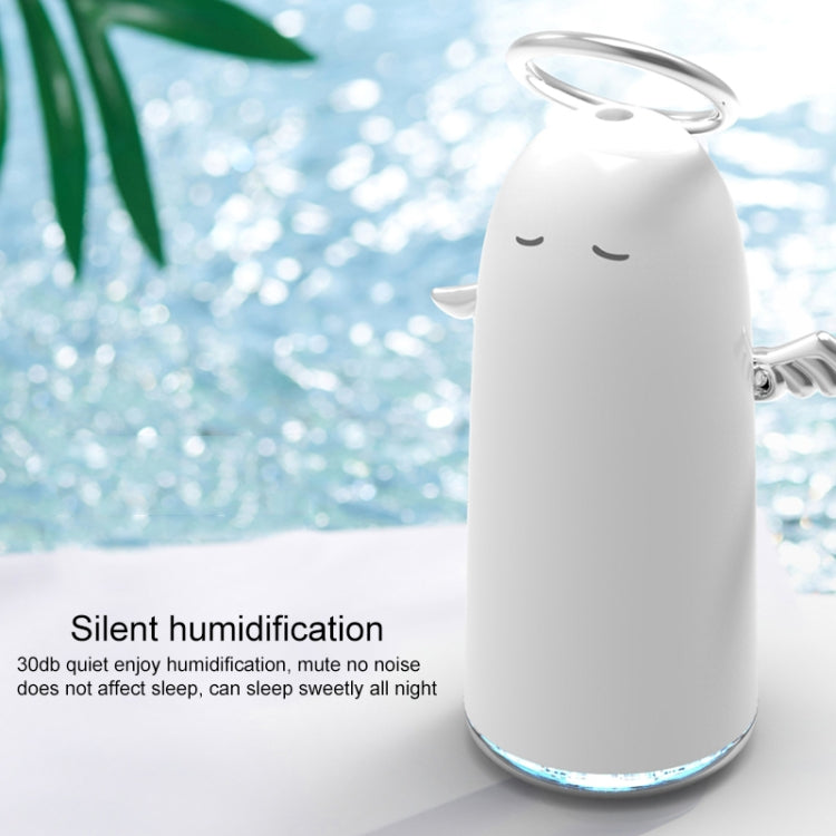 HC9544S_9 TSHM0 Mini Angel Atomizing Humidifier with Colorful Night Lights, Water Tank Capacity: 230mL (Silver) - Image 10