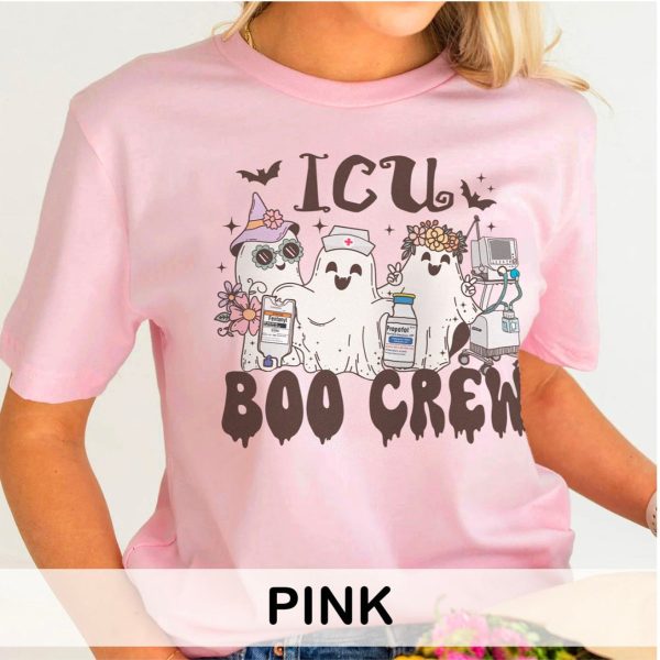 ICU Boo Crew Ghosts T-Shirt - Image 10