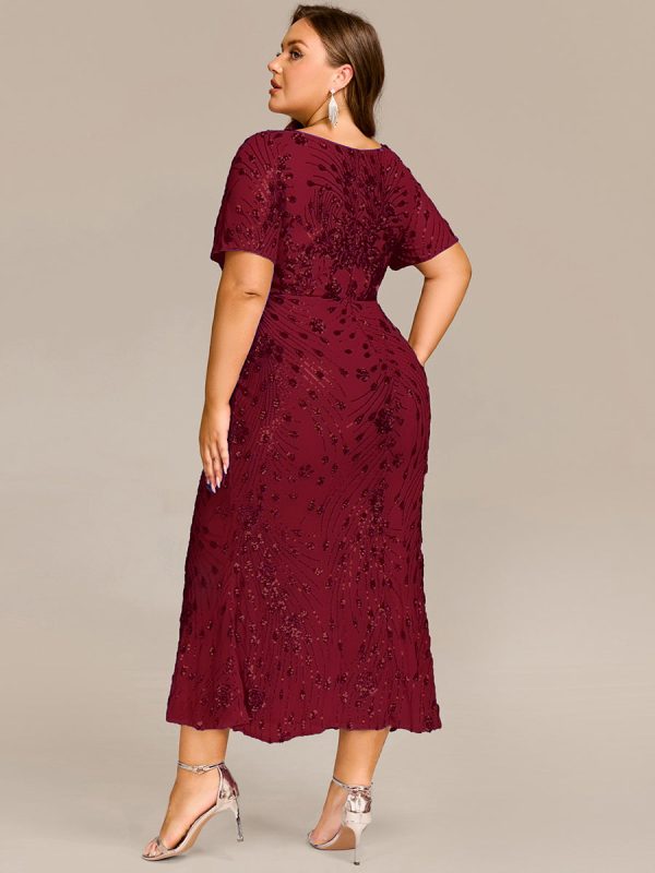 Plus Size Sequin Mermaid Formal Dress - Image 26