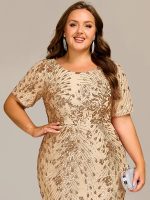Plus Size Sequin Mermaid Formal Dress - Image 33