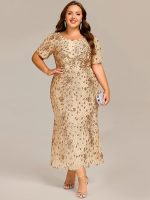 Plus Size Sequin Mermaid Formal Dress - Image 31