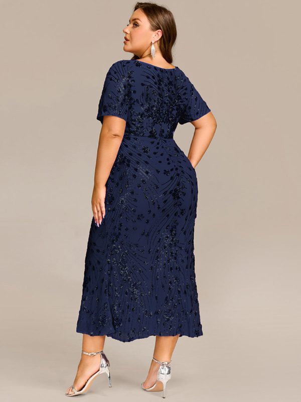 Plus Size Sequin Mermaid Formal Dress - Image 23