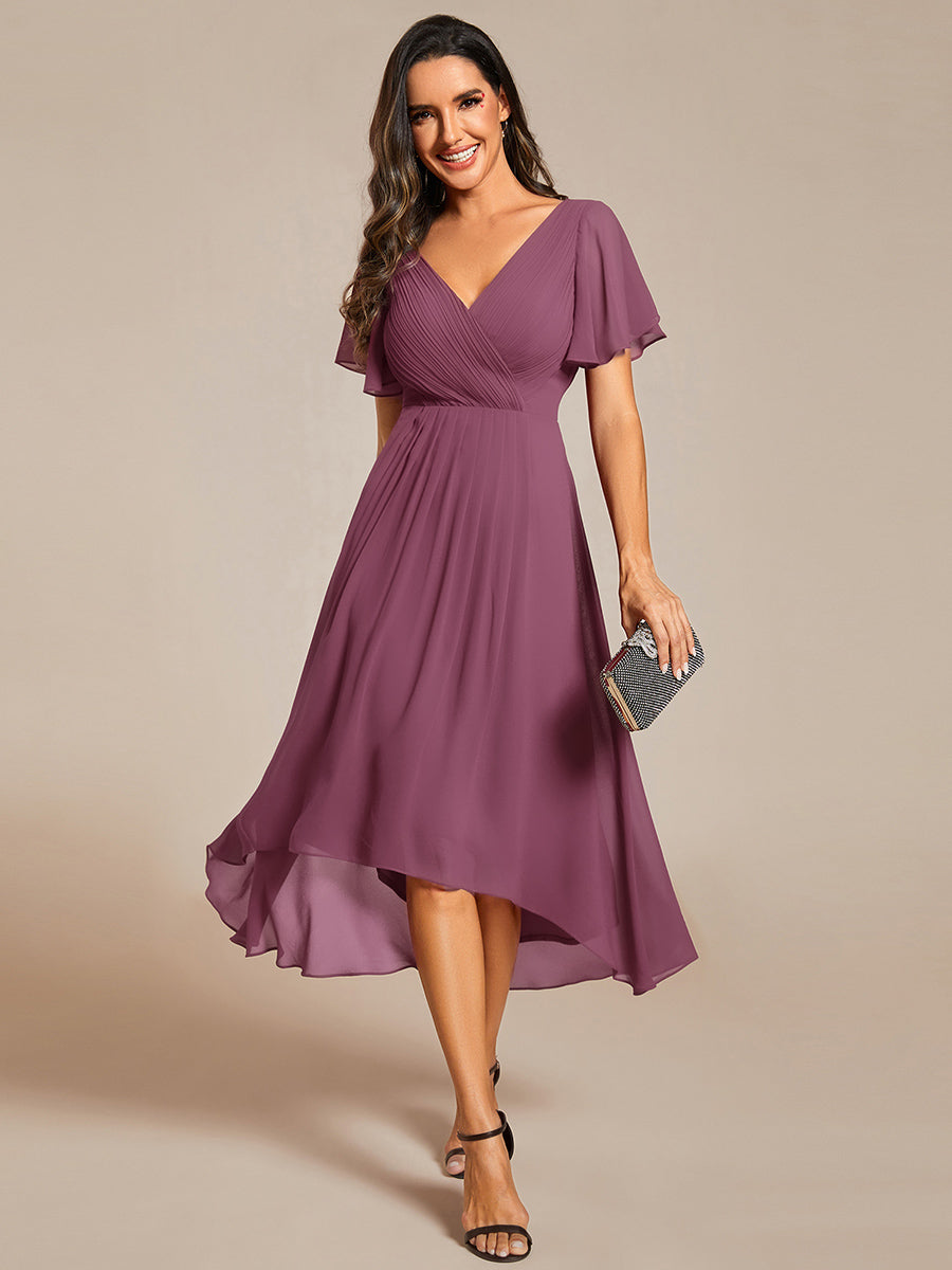 MG01923DS-R_126ea6b3-5b82-4cdb-bb48-f4c0f37cd619 Plus Size Double V-Neck Ruffles Sleeve Chiffon Midi Wedding Guest Dress - Image 95