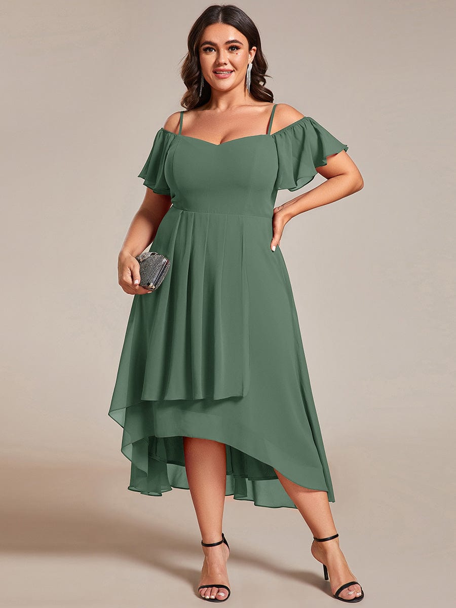 MG02103EU-PR_706a38bb-90bd-4e99-8be6-0ef5d91db8d8 Plus Size Cold Shoulder Sweetheart Necklin Chiffon Midi Wedding Guest Dress - Image 65